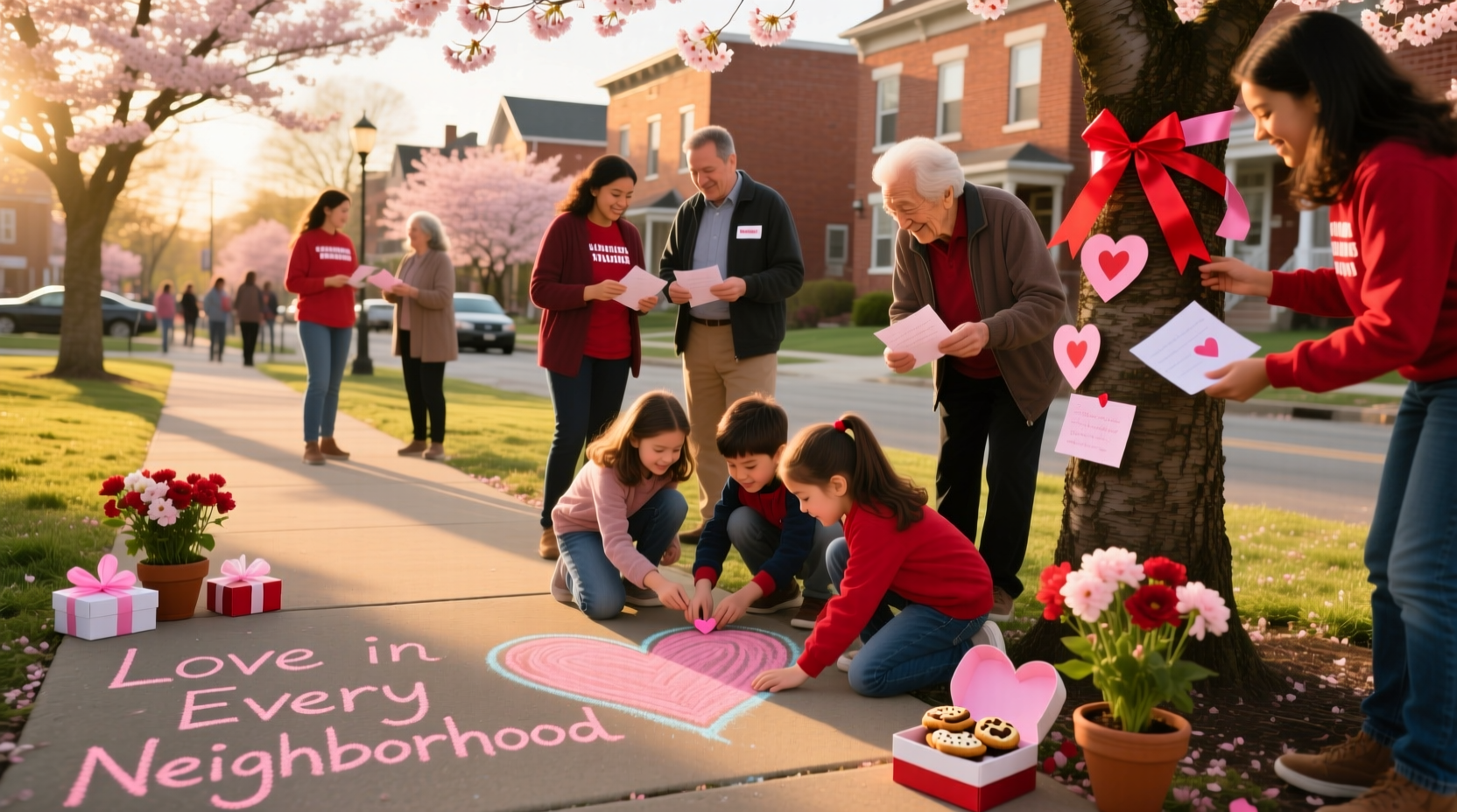 how to serve your community around valentines day