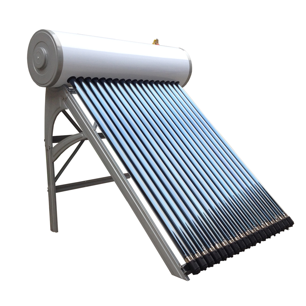 真空管式压力太阳能热水器,太阳能热水加热器,集成真空管太阳能热水