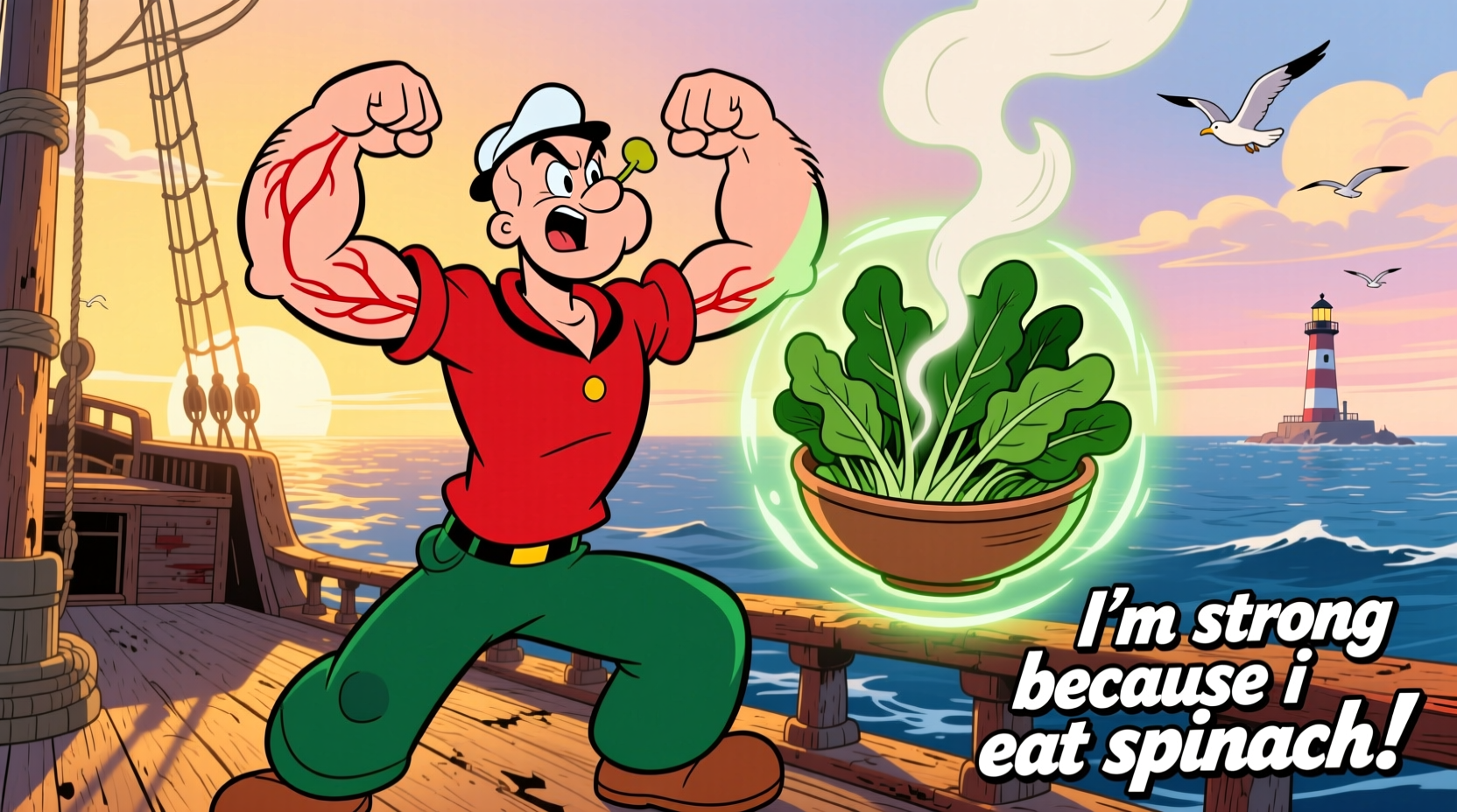 Popeye and Spinach: Myth vs. Nutritional Reality