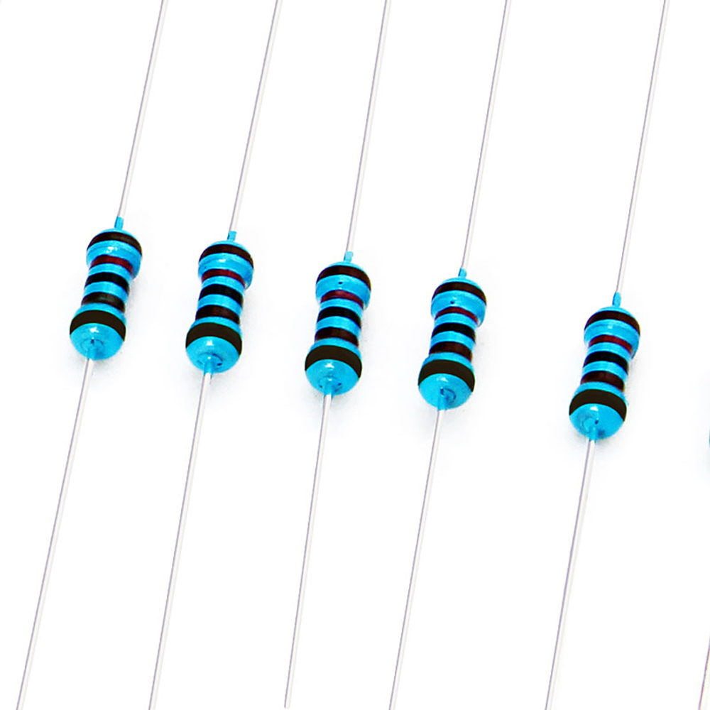 10 Resistori A Pellicola Metallica Da 51k Ohm 1/4W Tolleranza 1% - Made In USA (confezione Da 10/20/40/100 Pezzi)