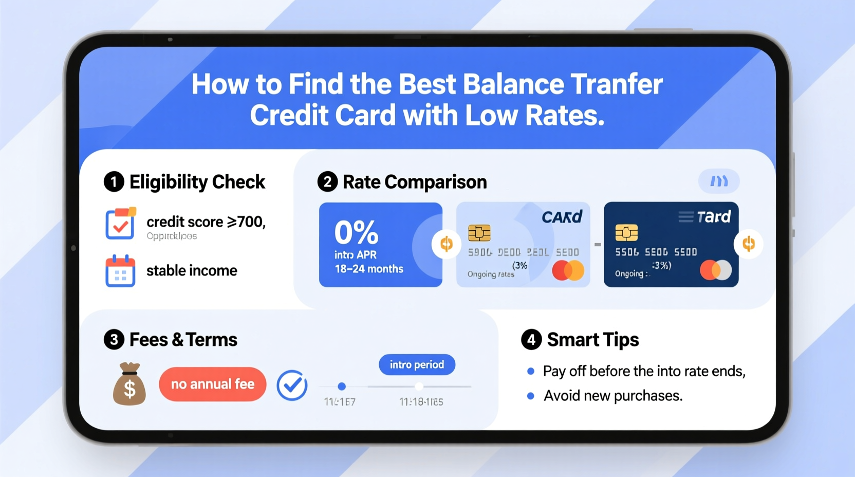 how to find the best credit card to transfer balances with low rates
