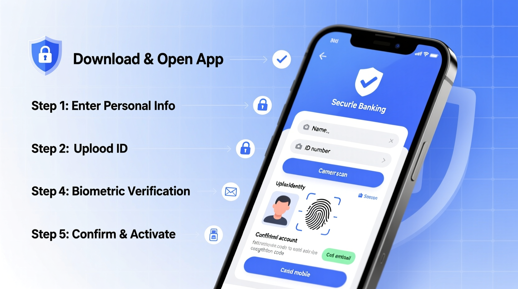 step by step guide to getting a bank account online quickly and securely