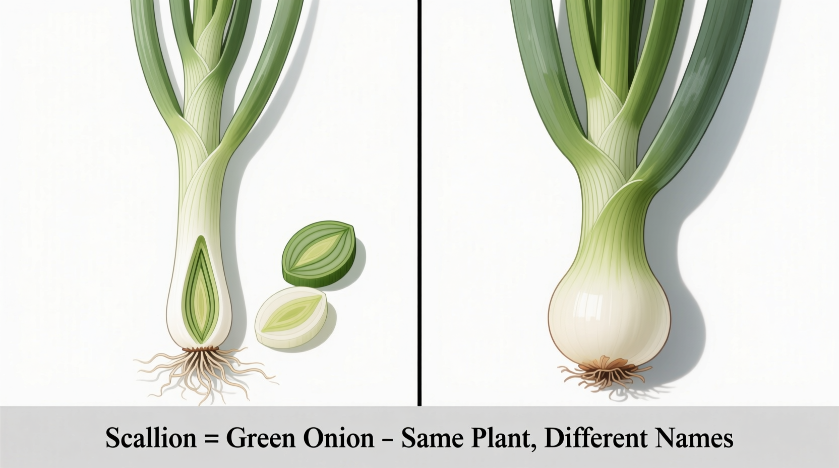 is a scallion the same as a green onion