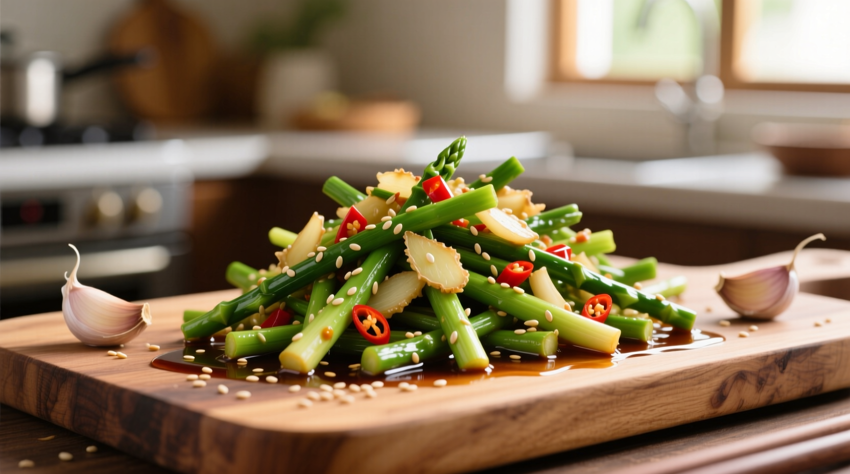 recipes for garlic scapes