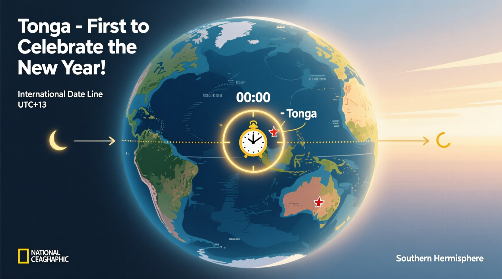 what country begins the new year first