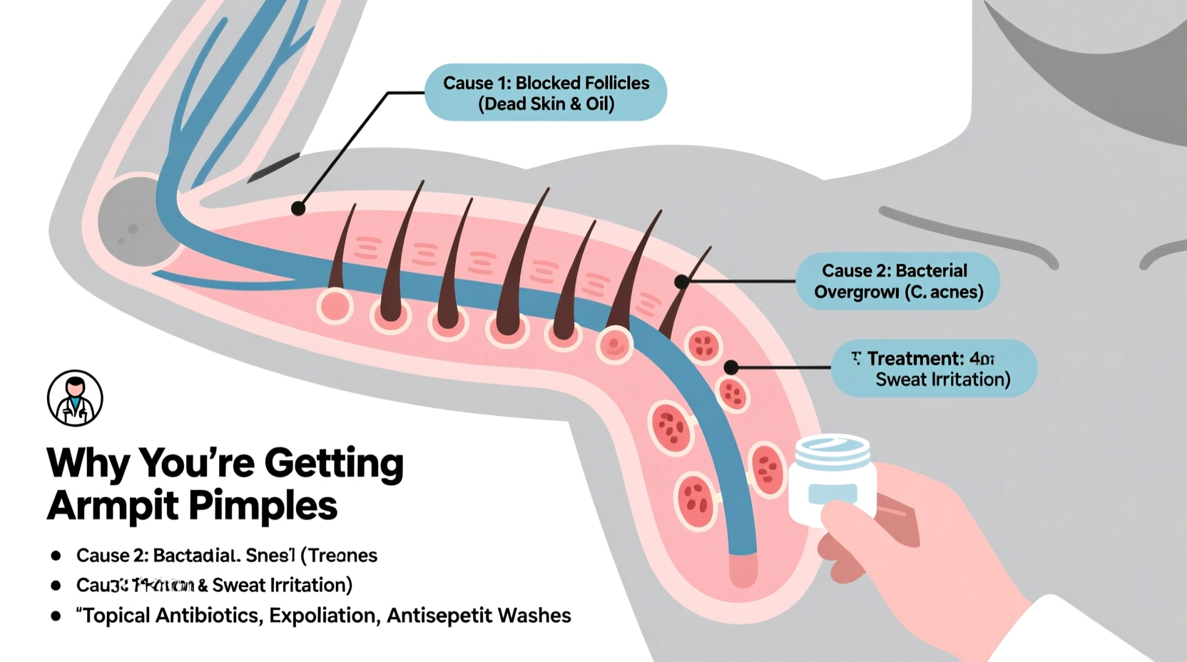 armpit pimples why youre getting them and how to treat them