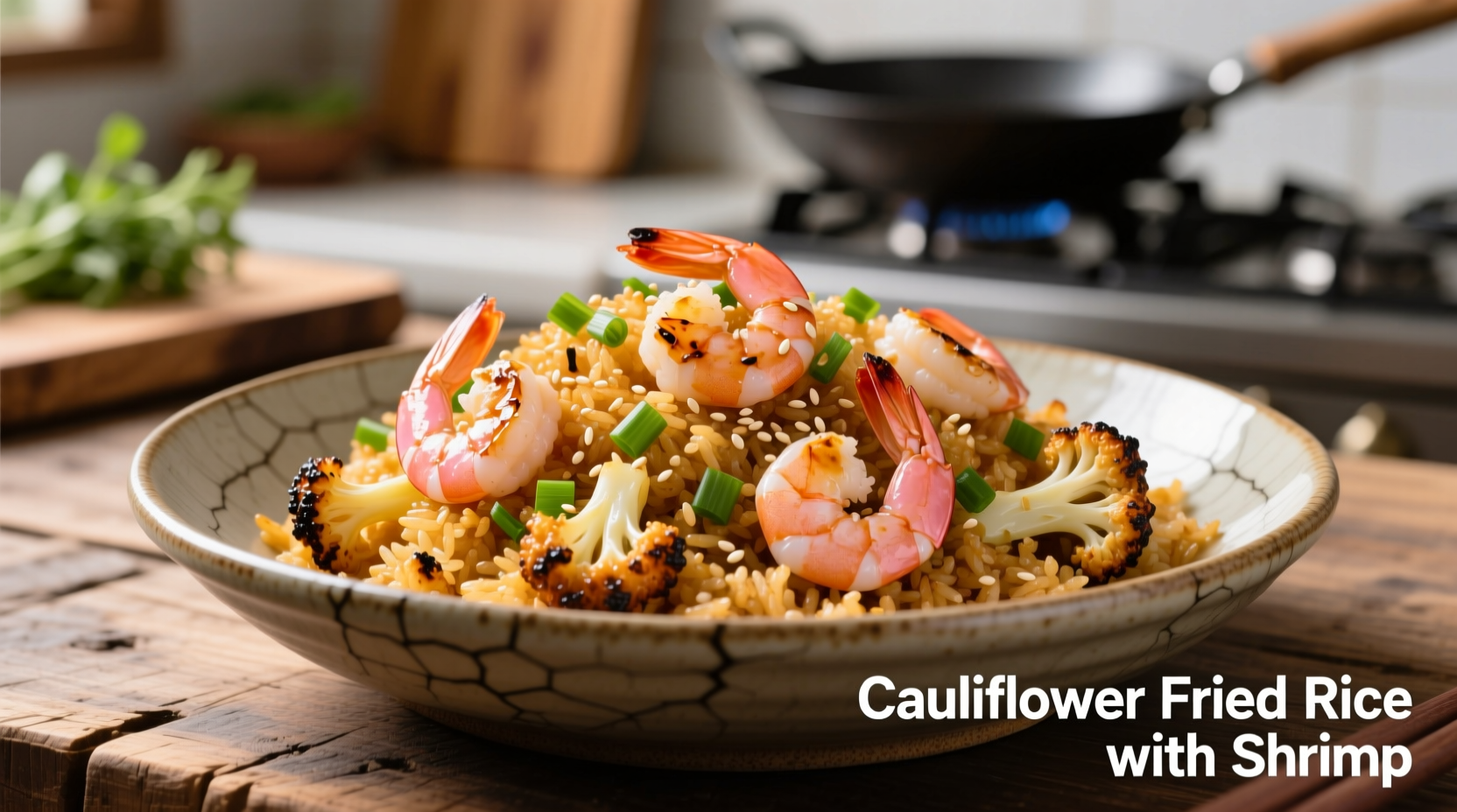 Perfect Cauliflower Fried Rice with Shrimp Recipe