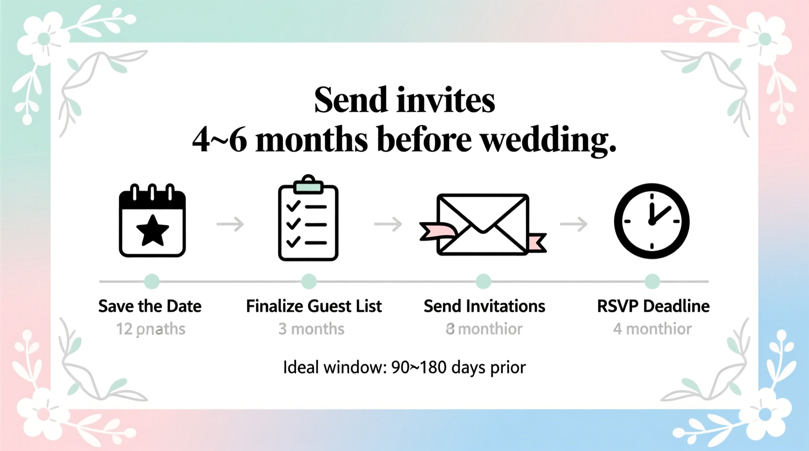 when to send invites for wedding