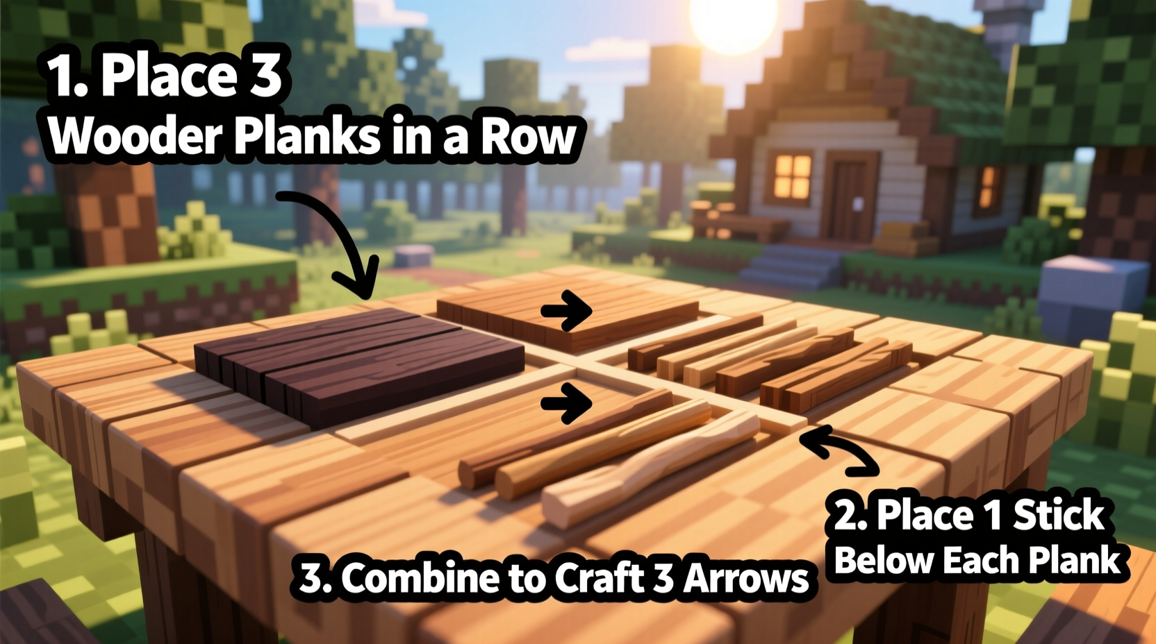 How to Craft Arrows in Minecraft: Step-by-Step Guide