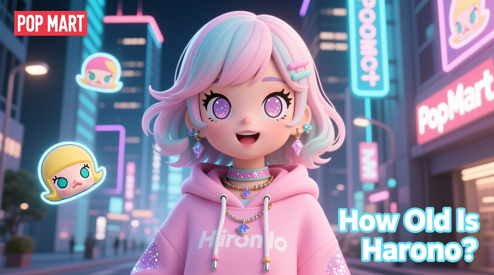 how old is hirono popmart