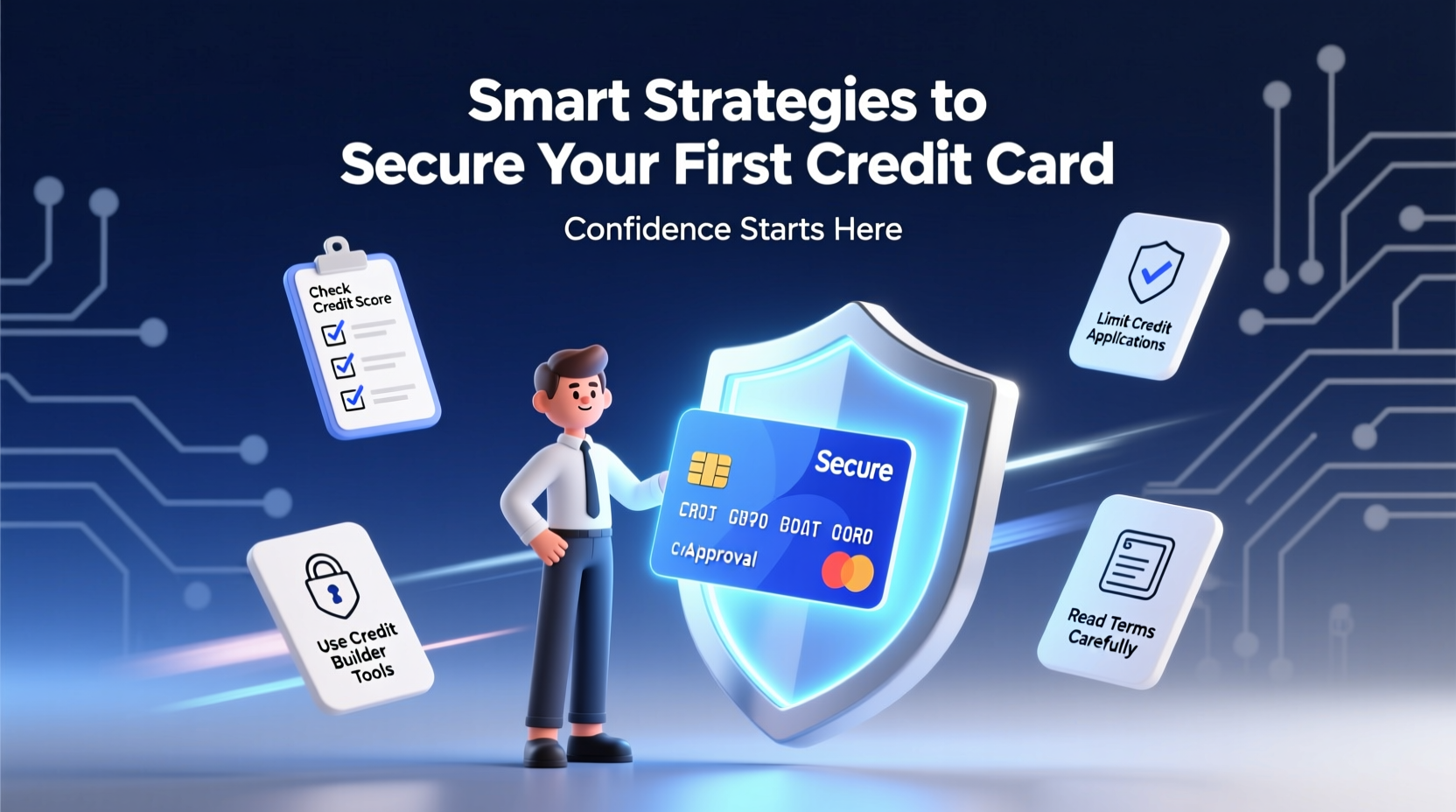 smart strategies to secure your first new credit card with confidence