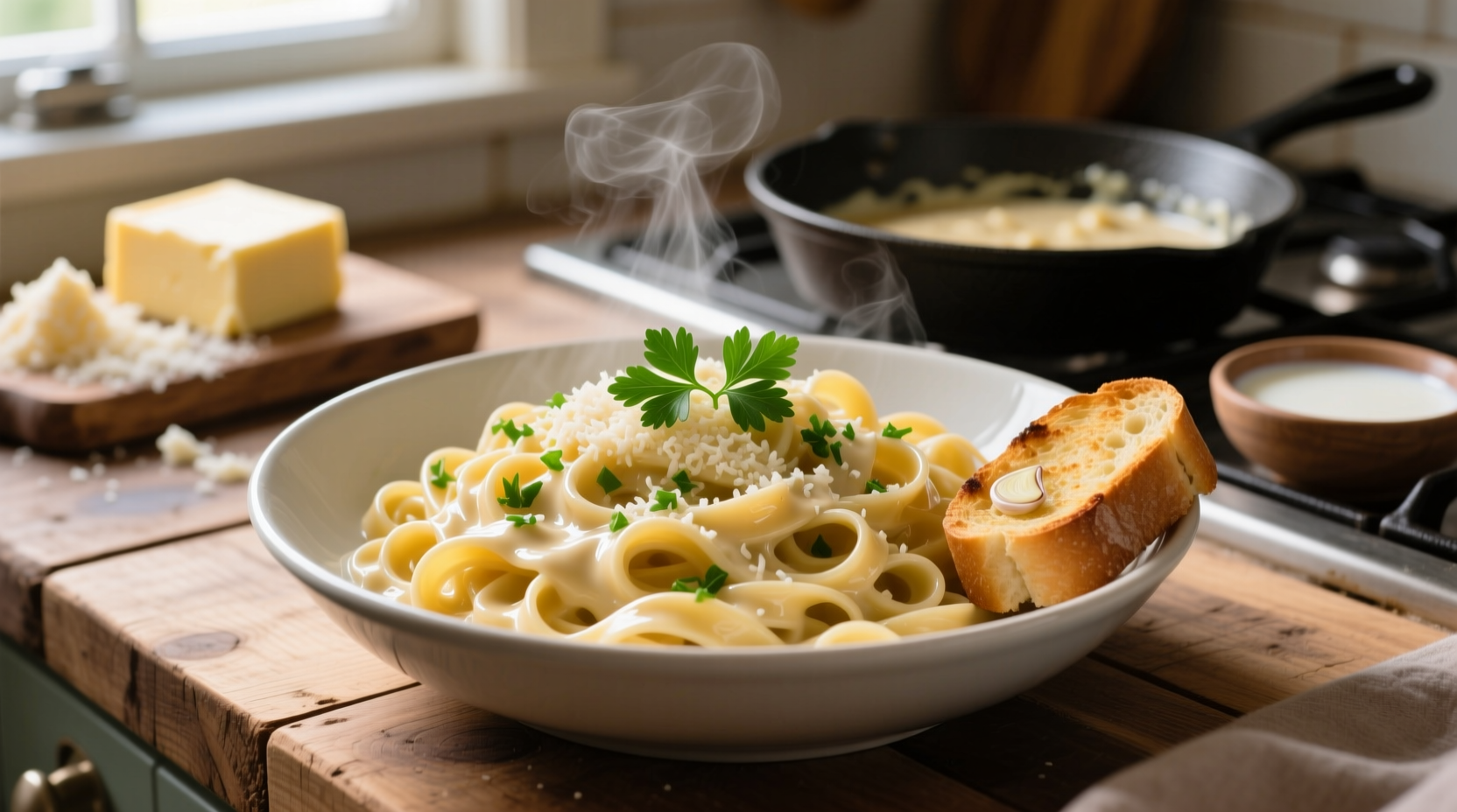 best pasta alfredo without cream recipe