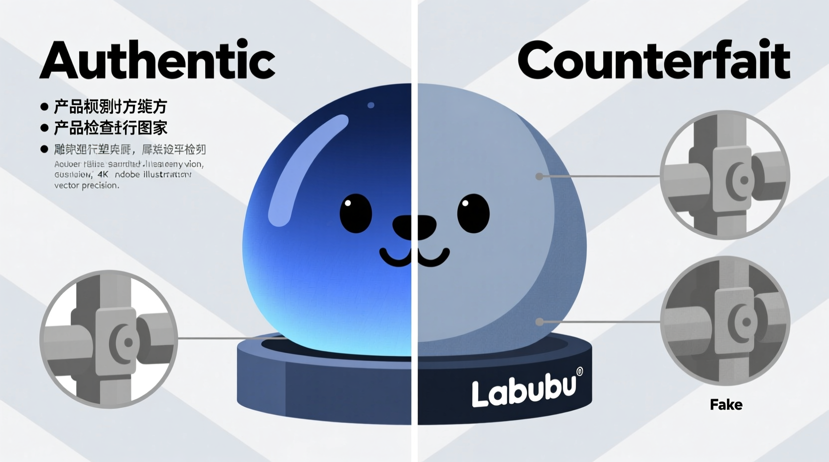 how to tell a fake vs real labubu