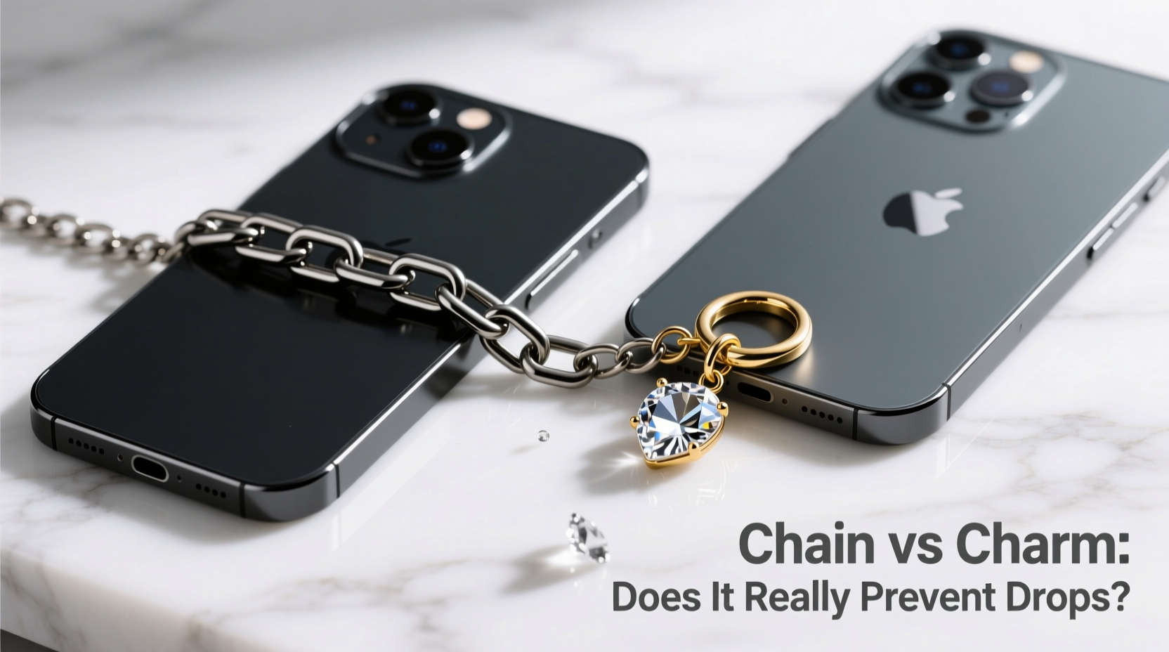 phone chain vs phone charm does a chain actually stop drops better or is it just the look 2
