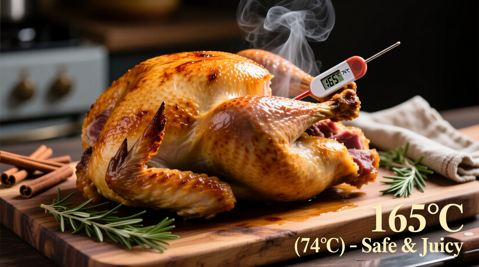 Turkey Cooking Temperature: 165°F for Safe, Juicy Results