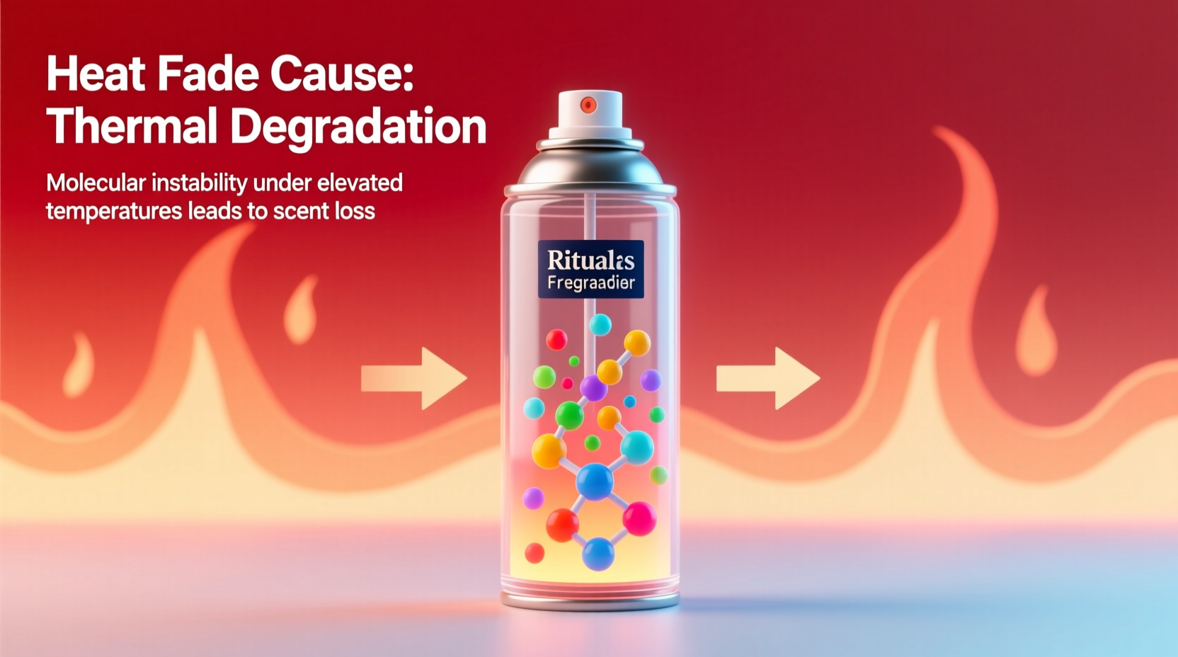 rituals freshener heat fade cause