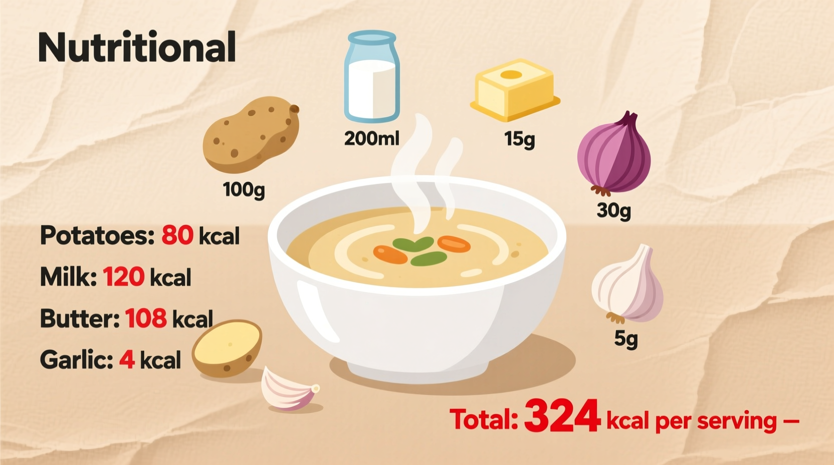 Potato Soup Calories: Exact Count by Type (2024 Data)