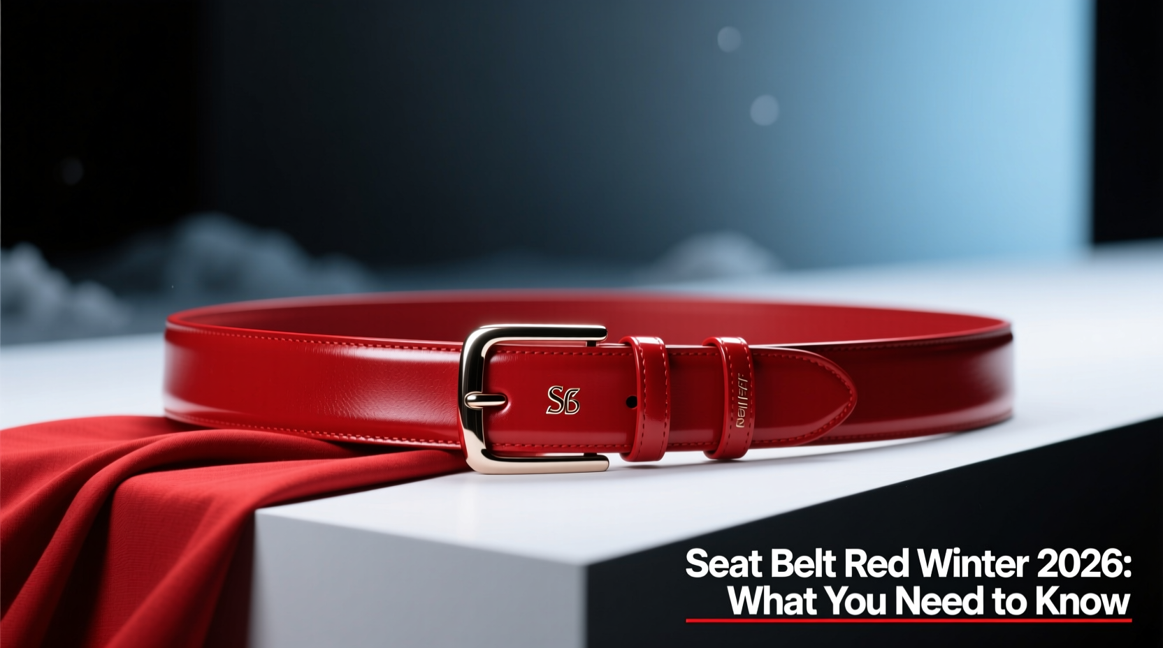 seat belt red winter 2026