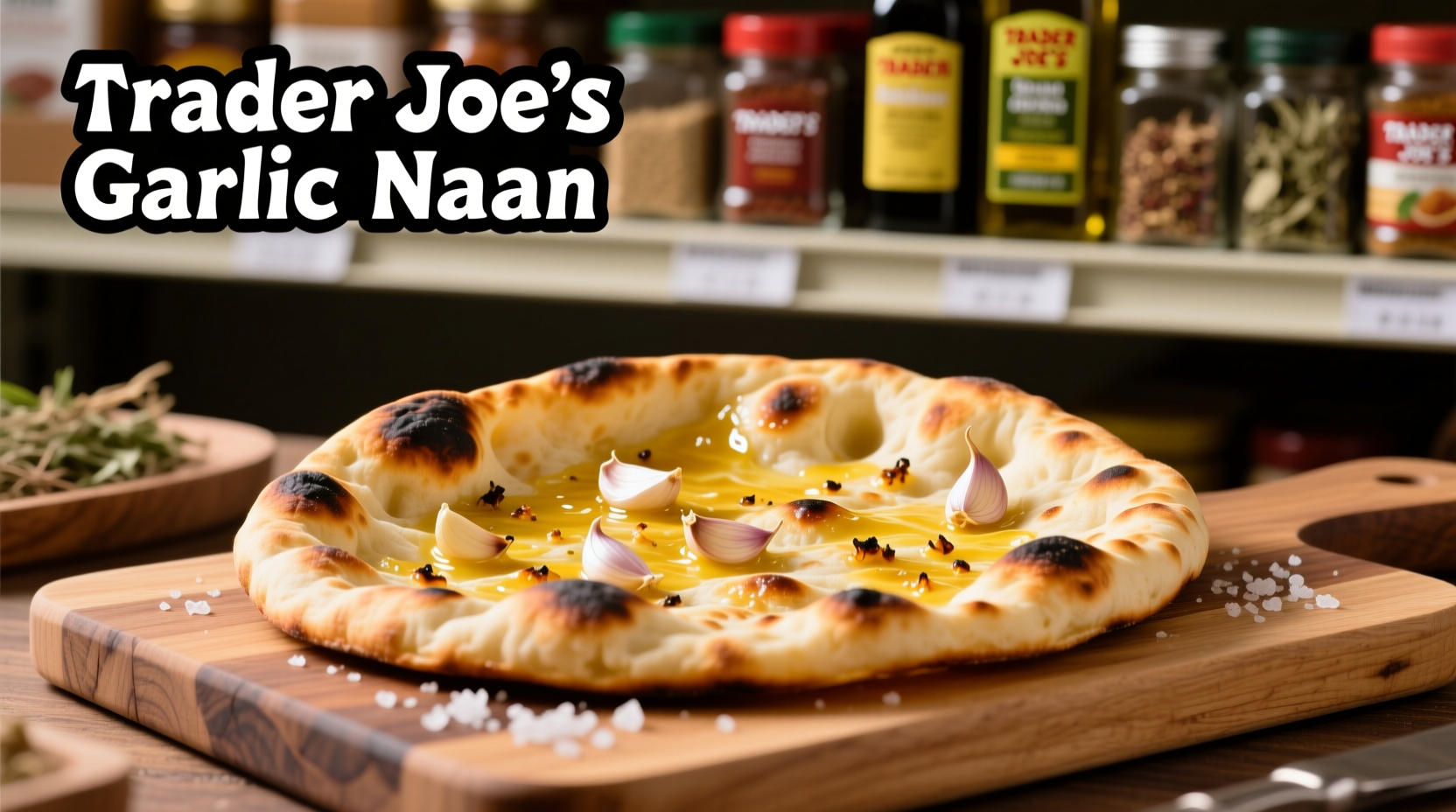 trader joes garlic naan