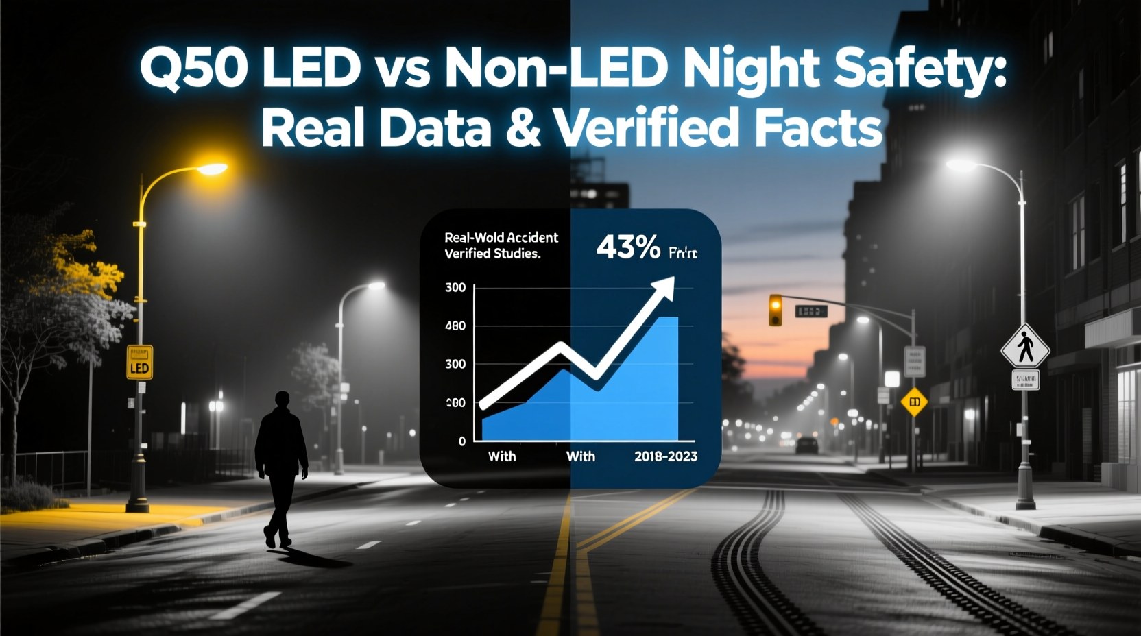 q50 led vs non led night safety