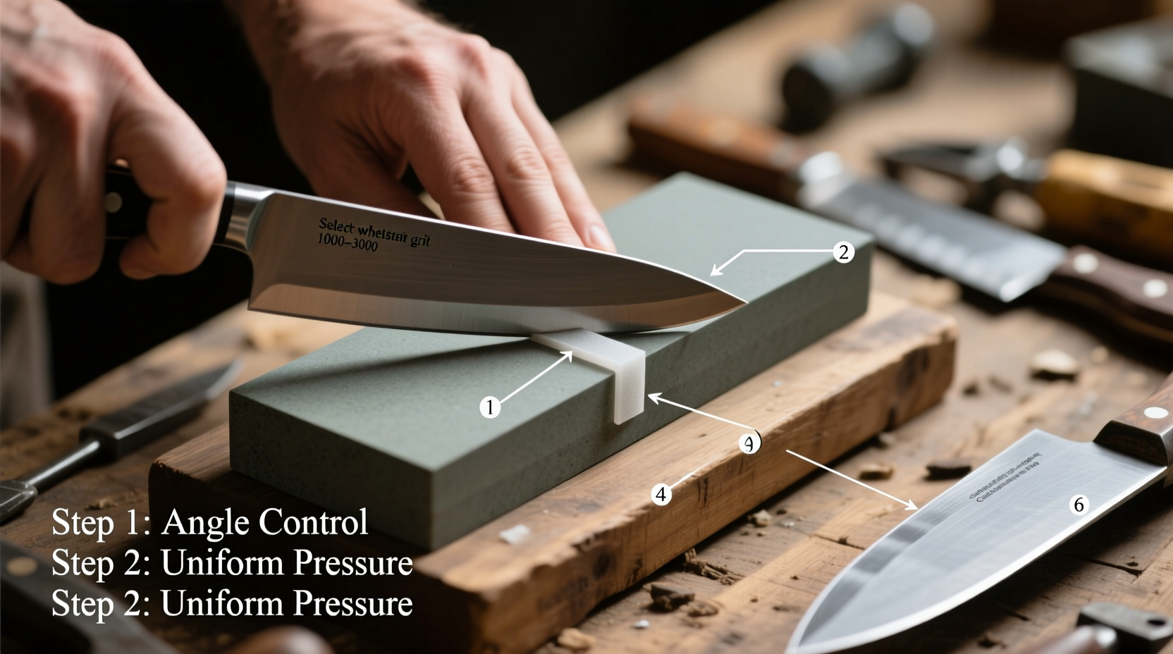 Mastering Knife Sharpening On A Whetstone A Step By Step Guide For Mastering Knife Sharpening On A Whetstone A Step By Step Guide For