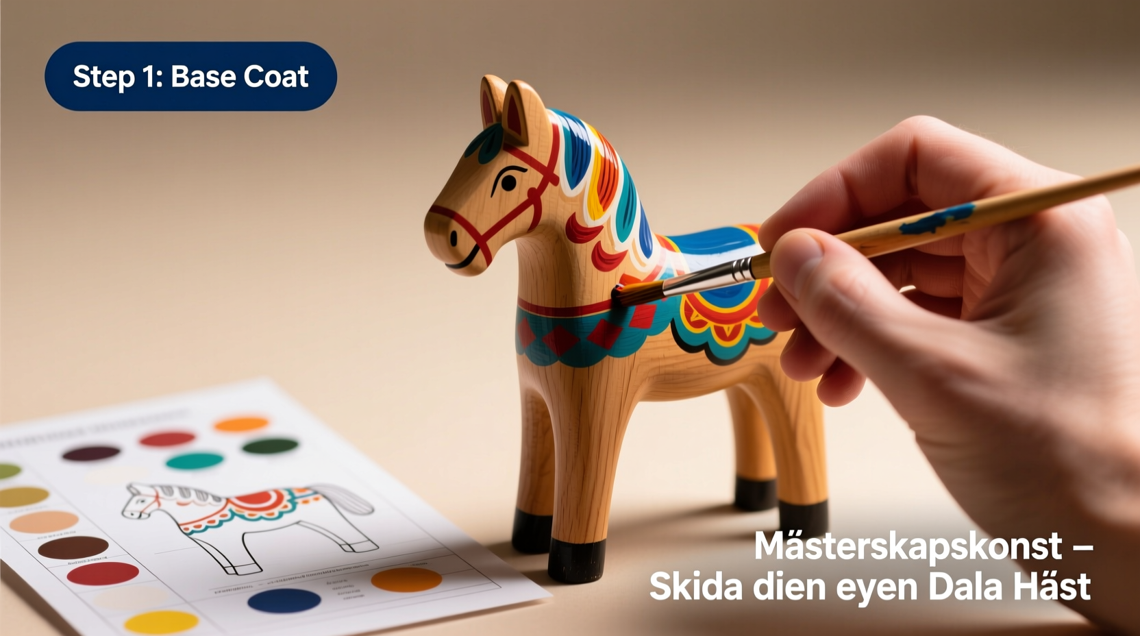 mastering the art of painting and customizing your own dala horse figurine a step by step guide