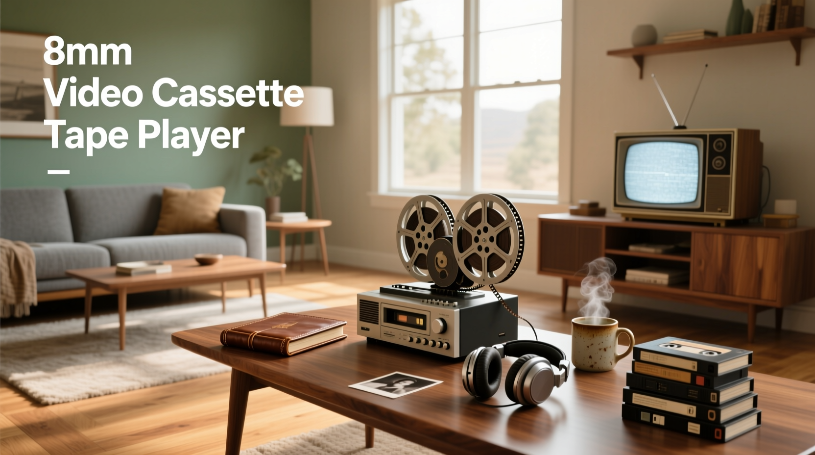 8mm video tape player guide play, convert preserve