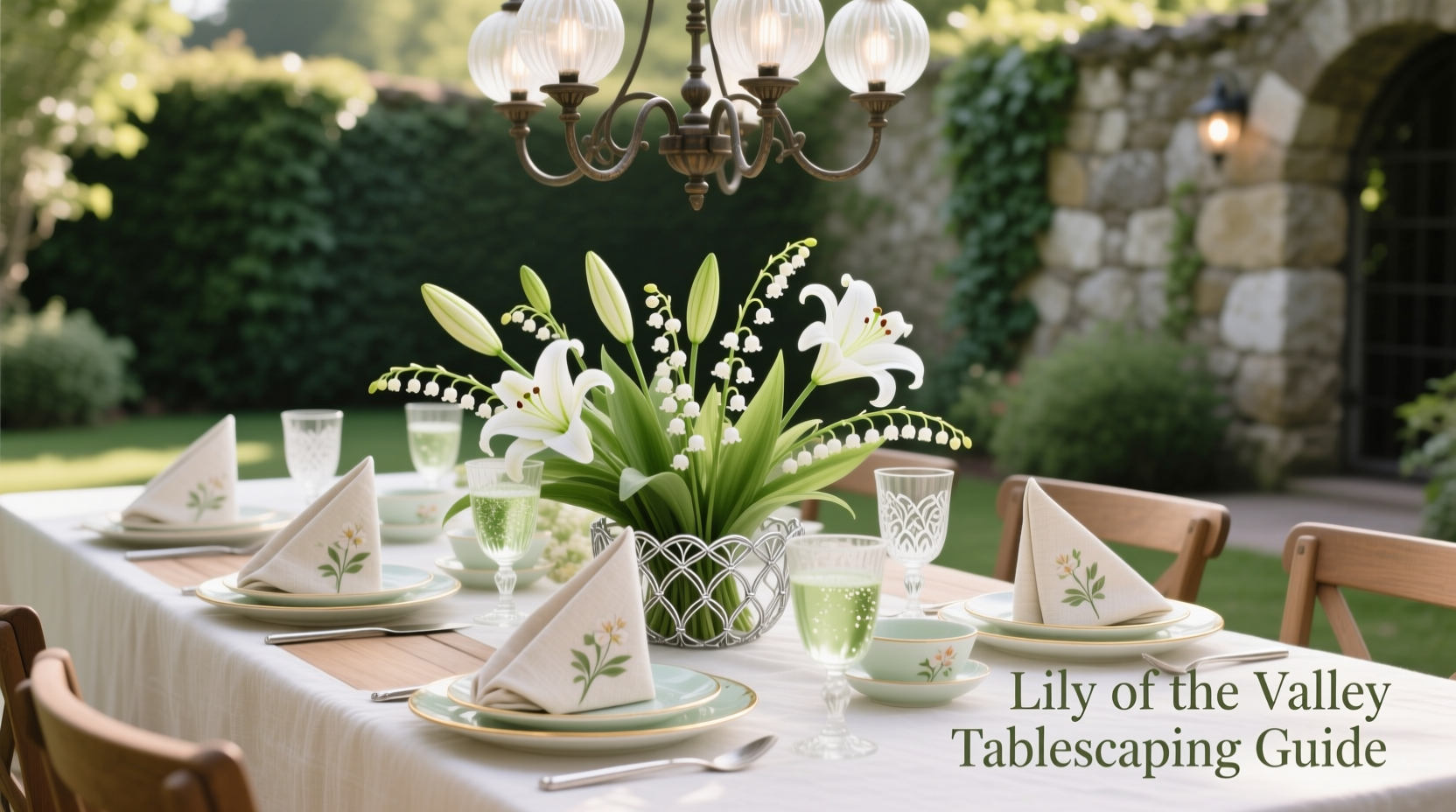 crafting an elegant lily of the valley inspired tablescape step by step styling tips