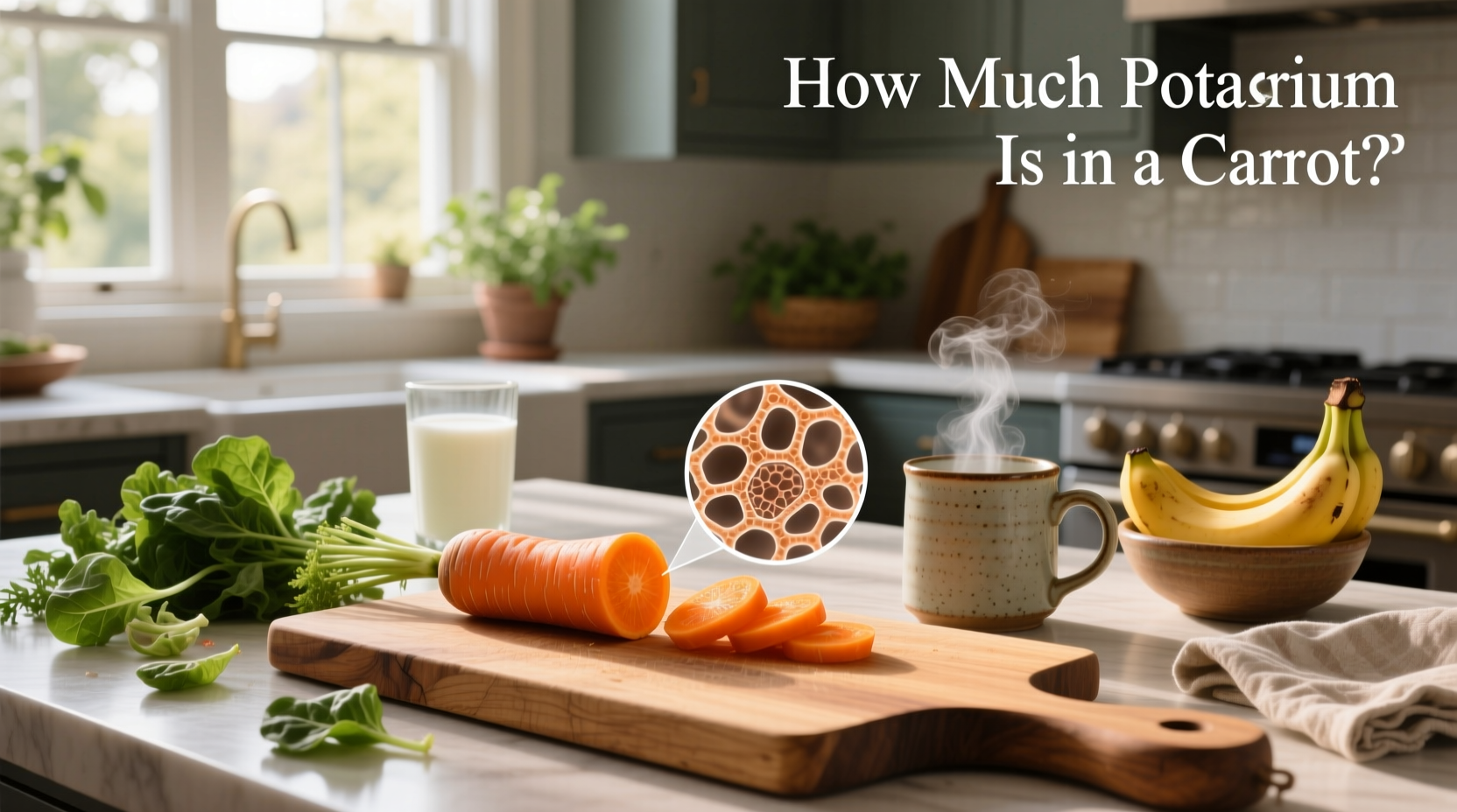 potassium in carrots how much is it enough