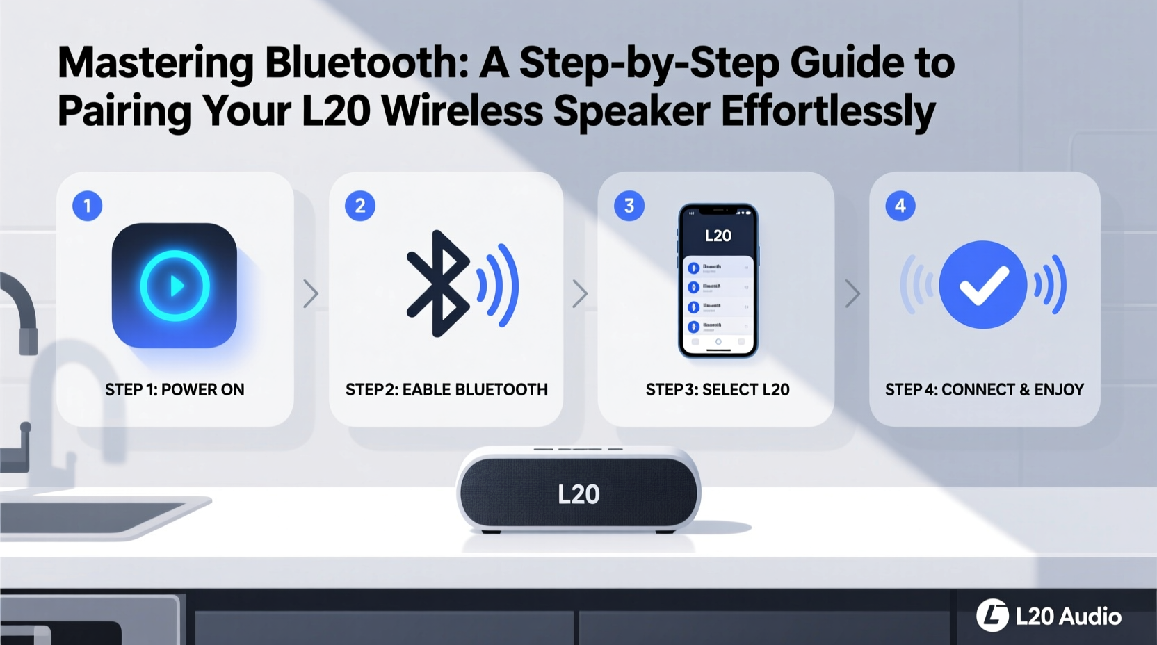 mastering bluetooth a step by step guide to pairing your l20 wireless speaker effortlessly
