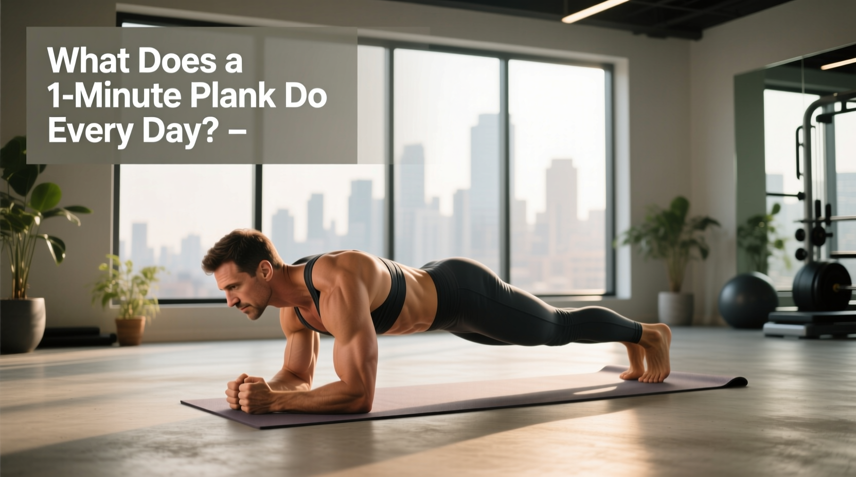 1 minute plank muscles worked daily benefits