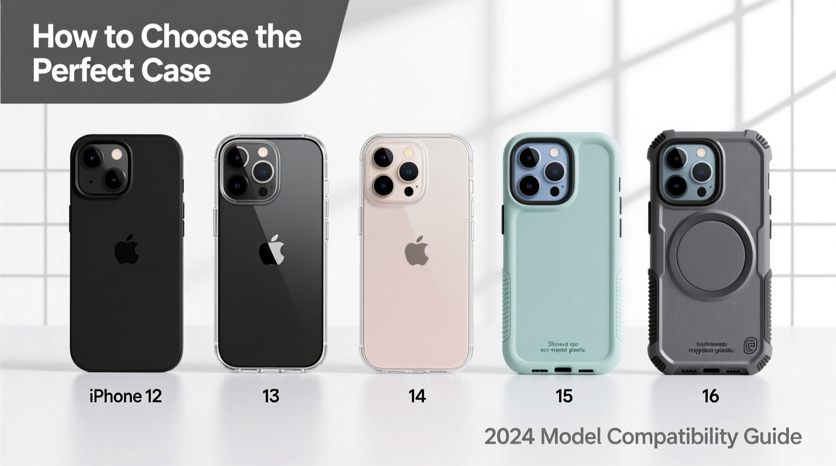 how to choose the perfect phone case for iphone models 12 to 16 a practical buyers guide