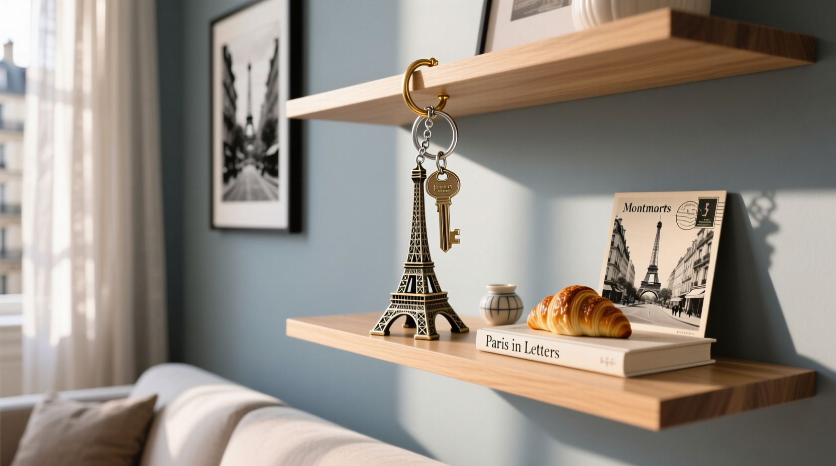creative ways to incorporate an eiffel tower keychain into your home decor for a chic parisian touch
