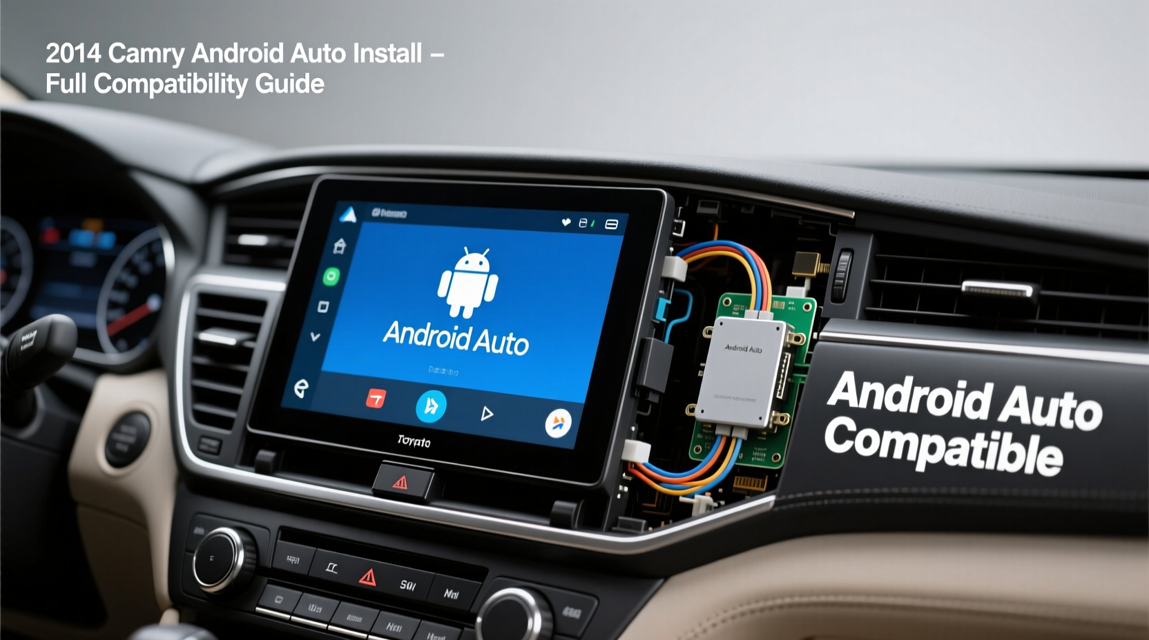 2014 camry android auto install