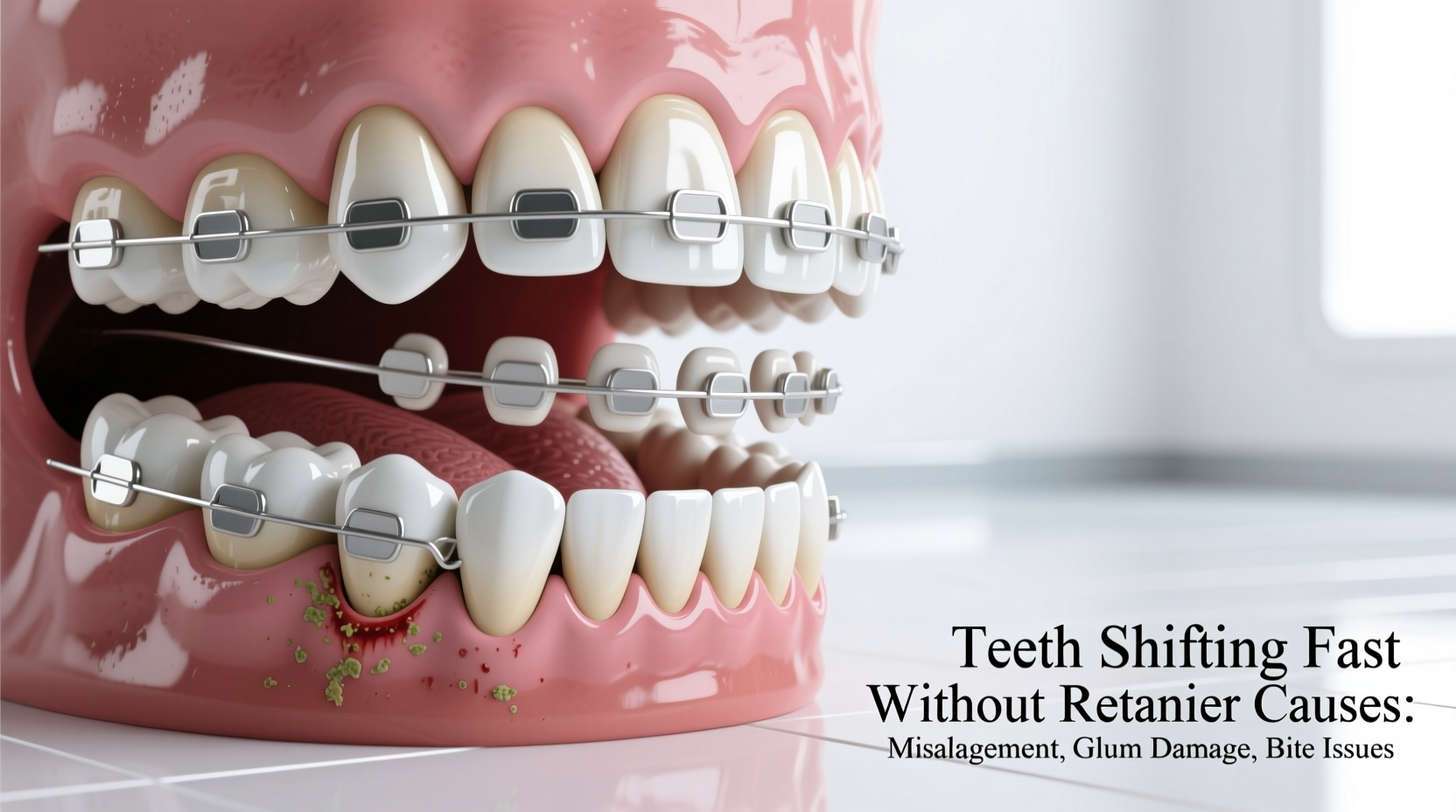 teeth shifting fast without a retainer causes what to do