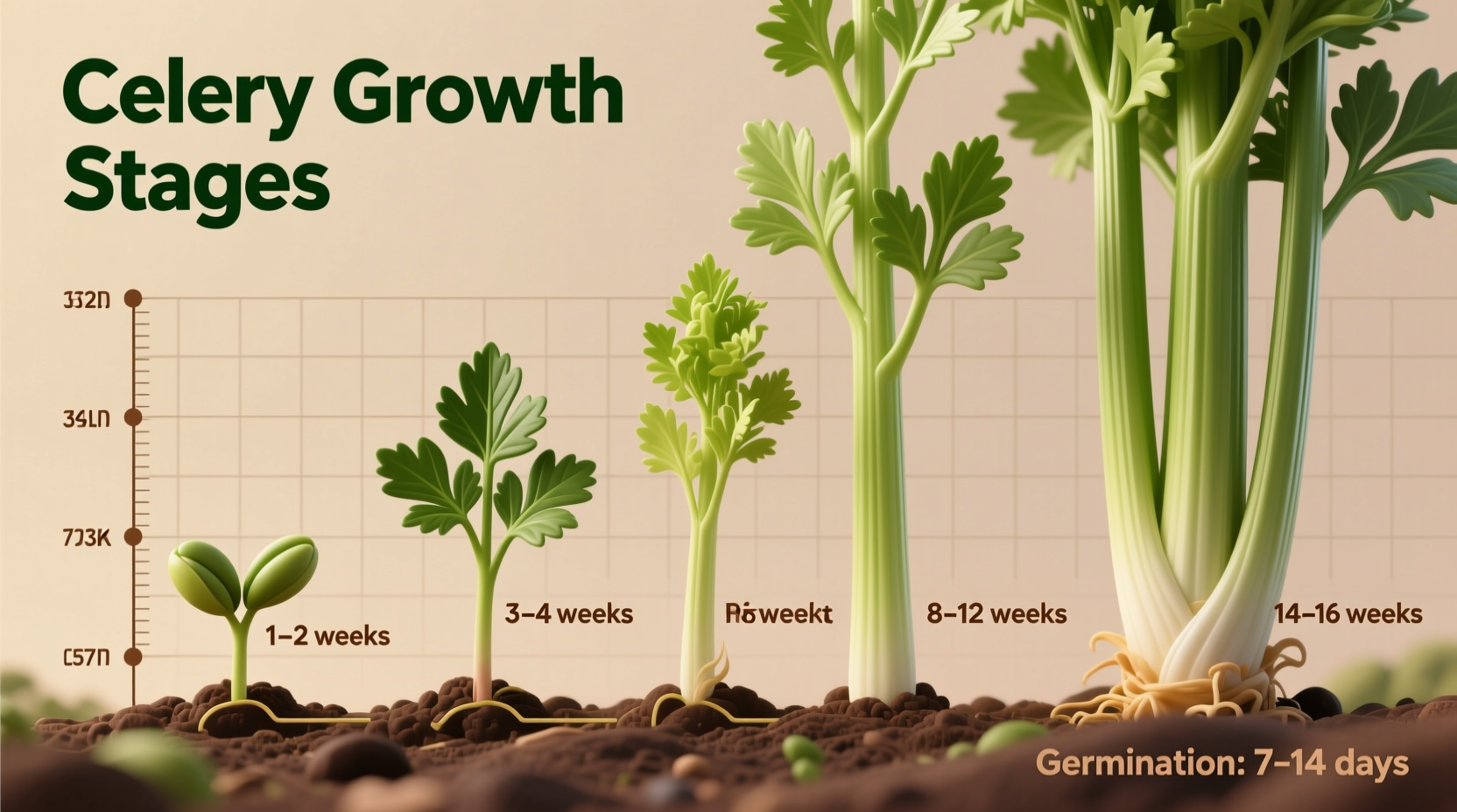 Celery Growth Time: 120-140 Days from Seed to Harvest