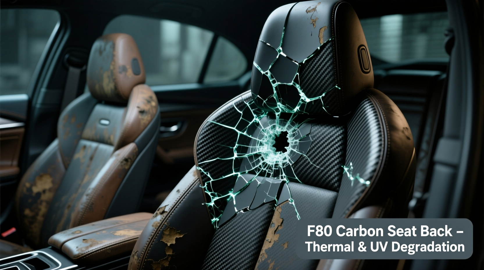f80 carbon seat backs cracking reasons