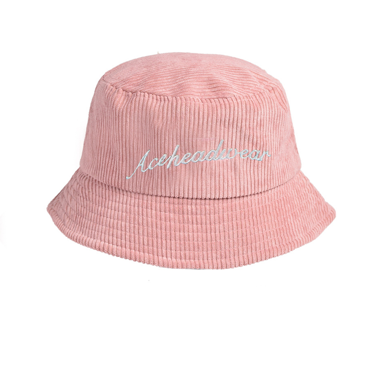 Small Order Custom Fitted Corduroy Bucket Hat