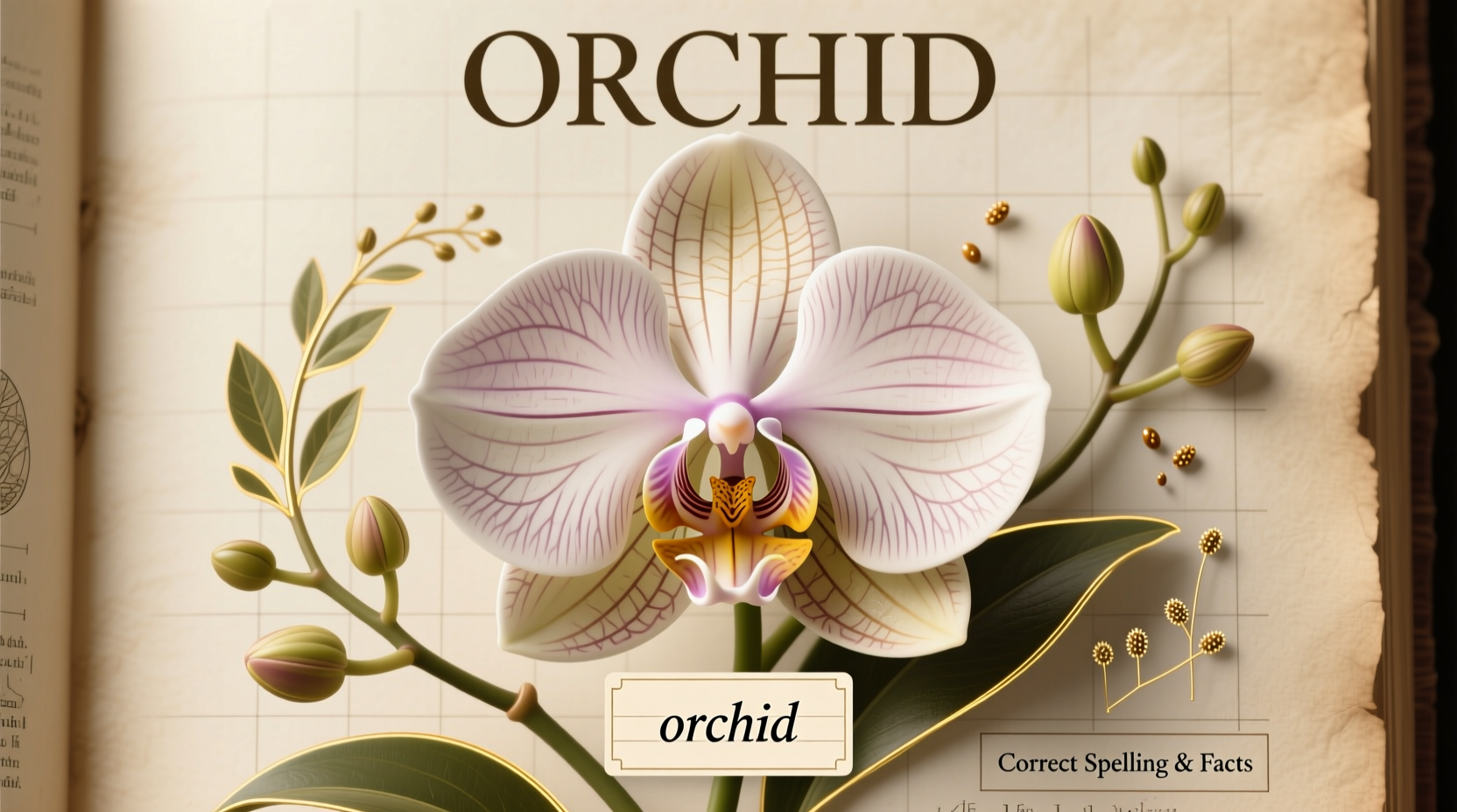how do you spell orchid