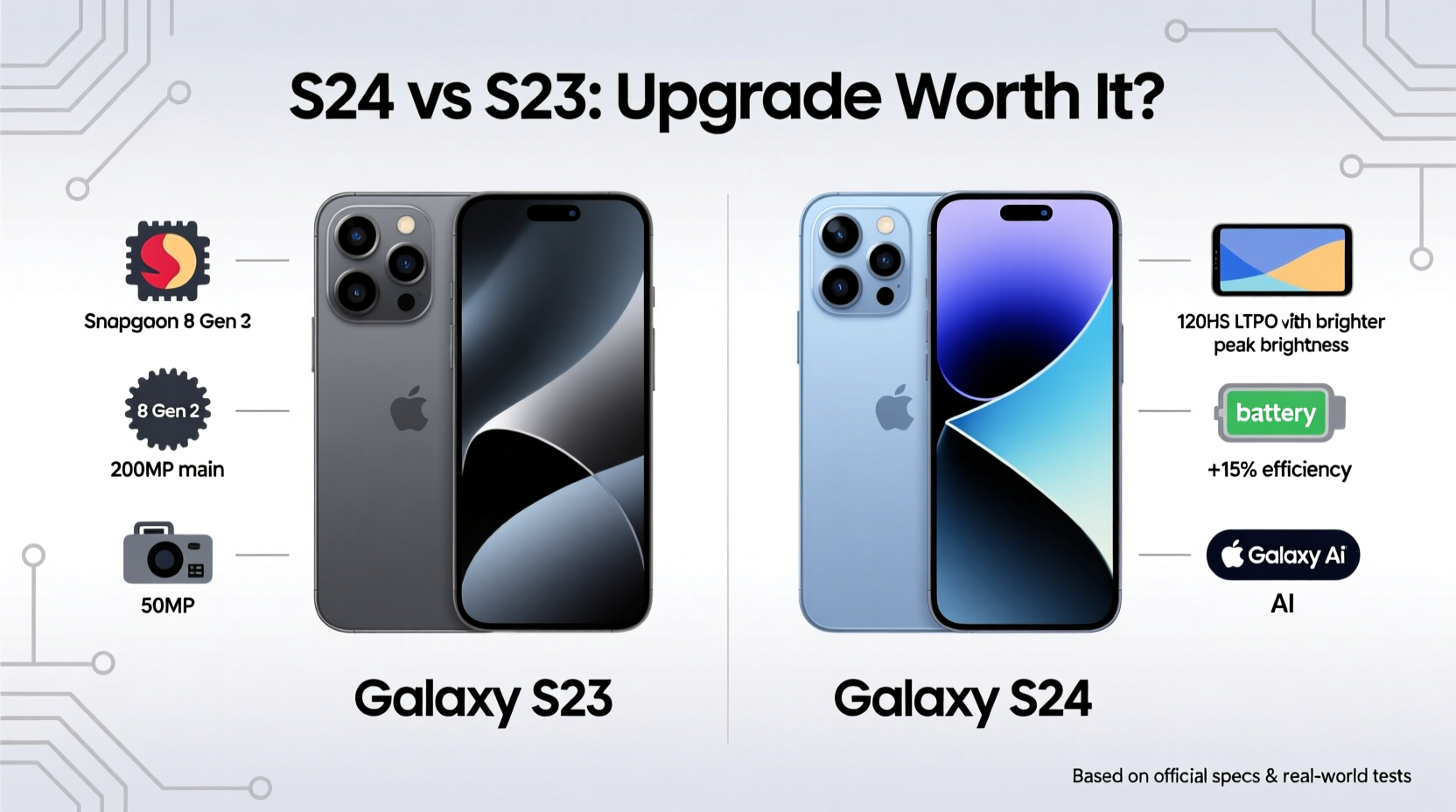samsung galaxy s24 vs s23 is the upgrade worth the money or are you better off sticking with last years model