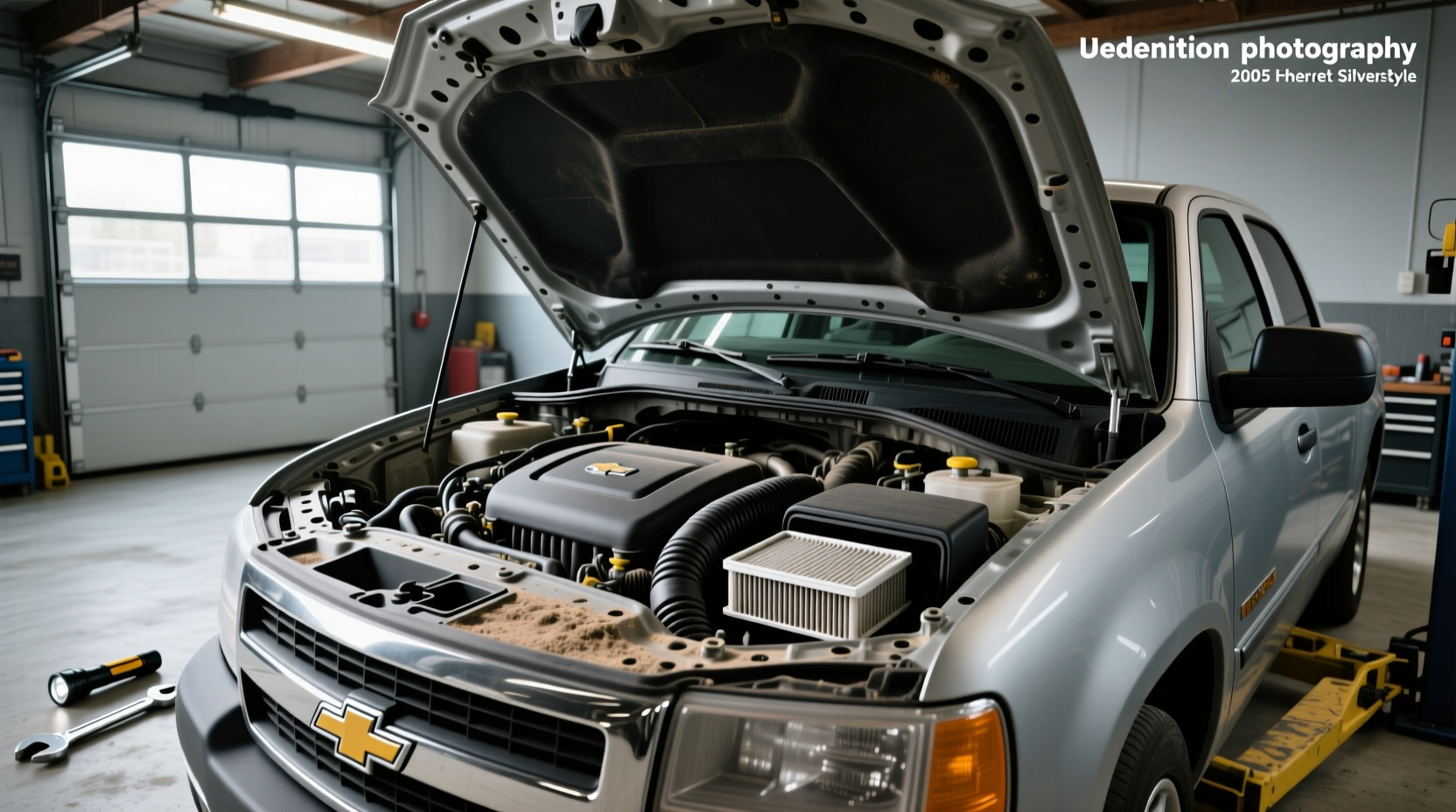 Cabin air filter location diagram for 2005 Chevy Colorado
