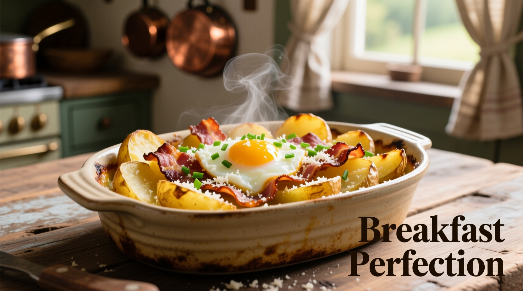 Perfect Potato Bacon Egg Bake Recipe: Easy Brunch Casserole