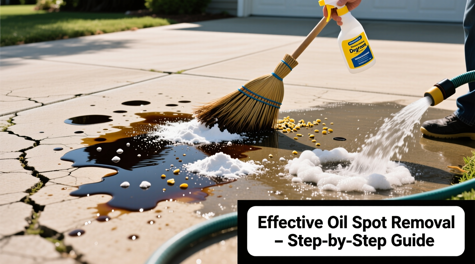 Effective Methods For Removing Oil Spots From Driveways A Step By Step