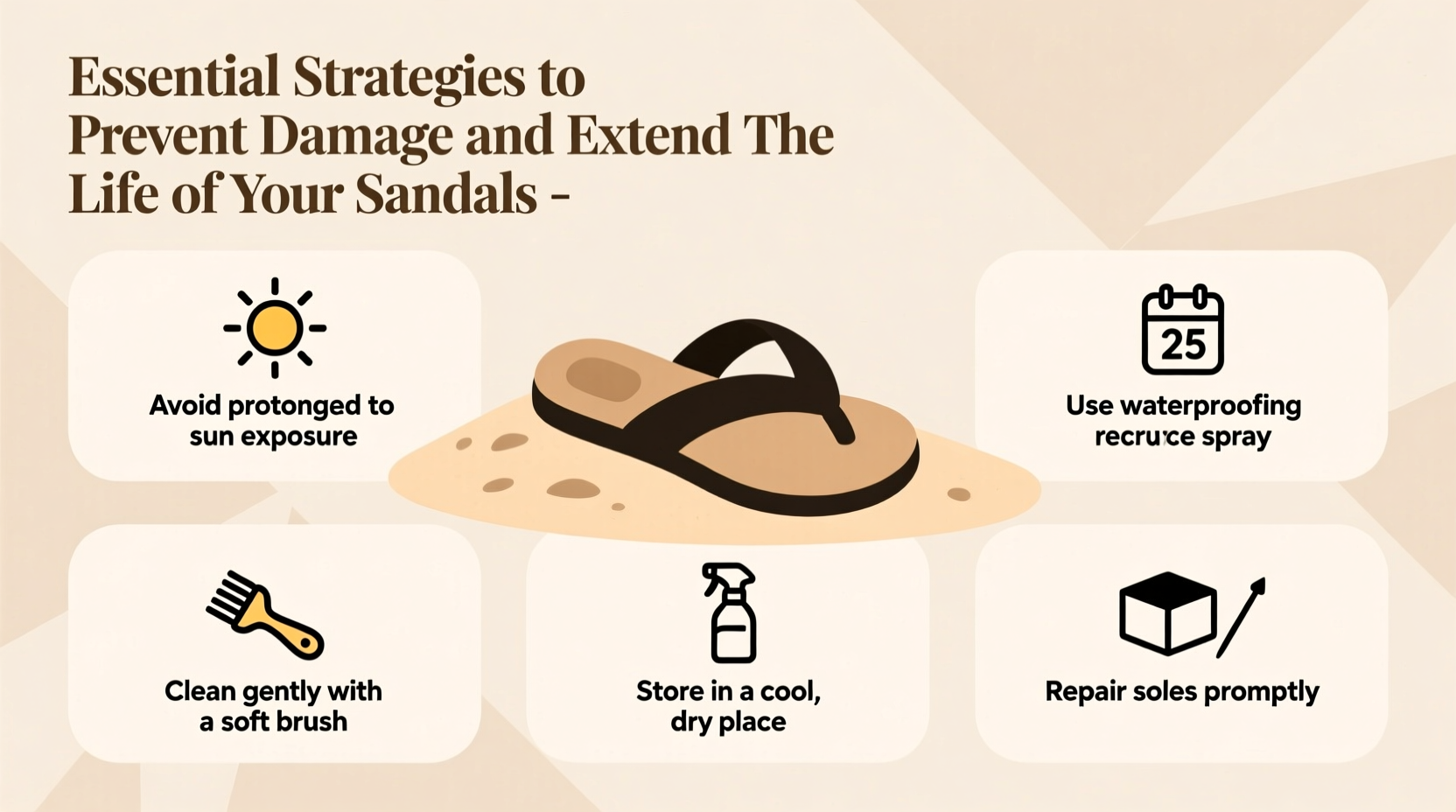 essential strategies to prevent damage and extend the life of your sandals