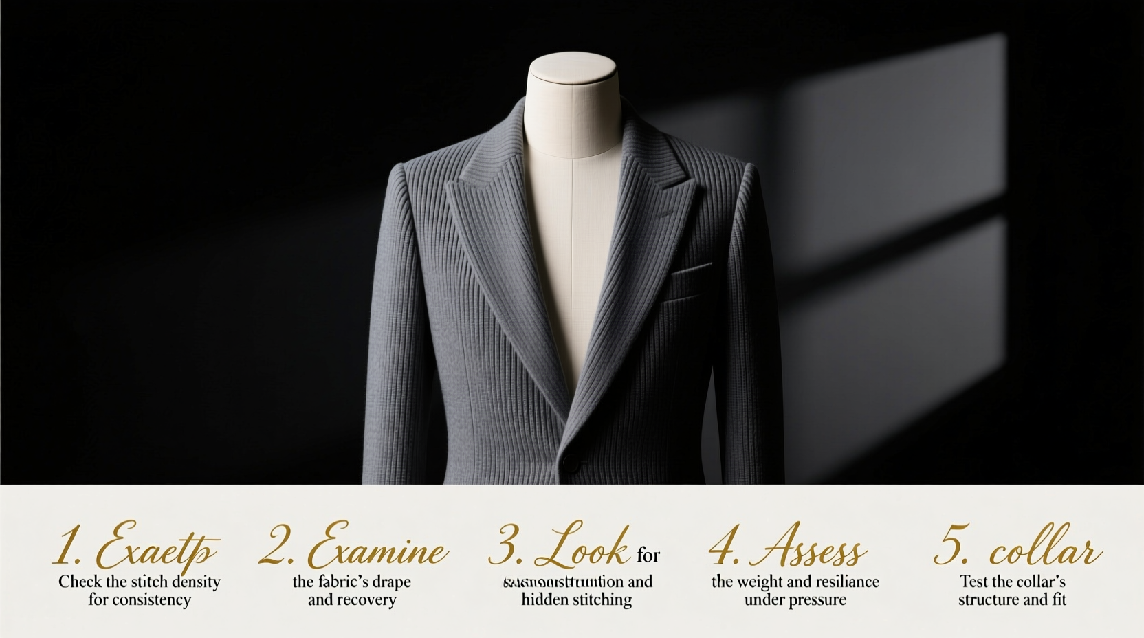 5 expert tips to judge the quality of a knitted suit like a pro