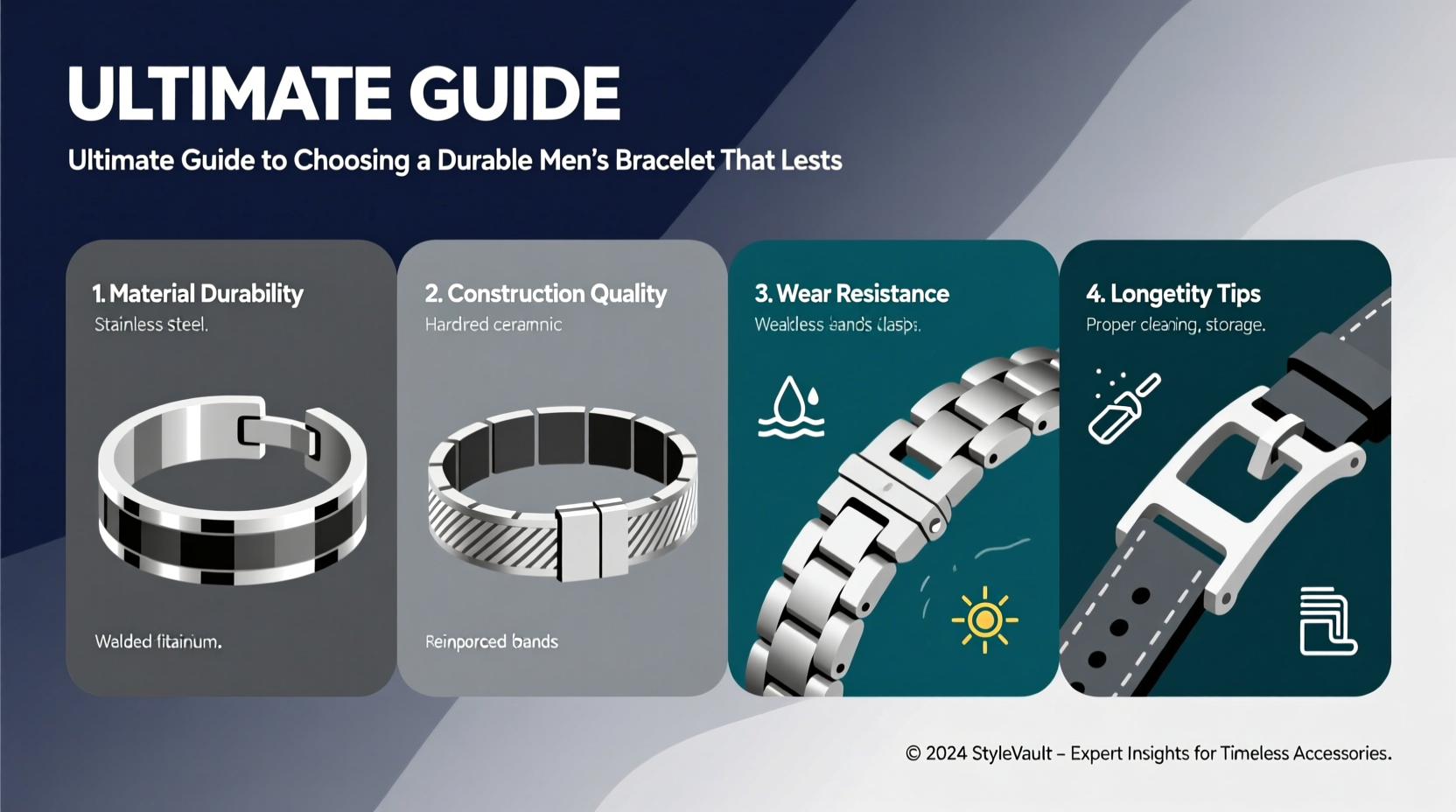 ultimate guide to choosing a durable mens bracelet that lasts
