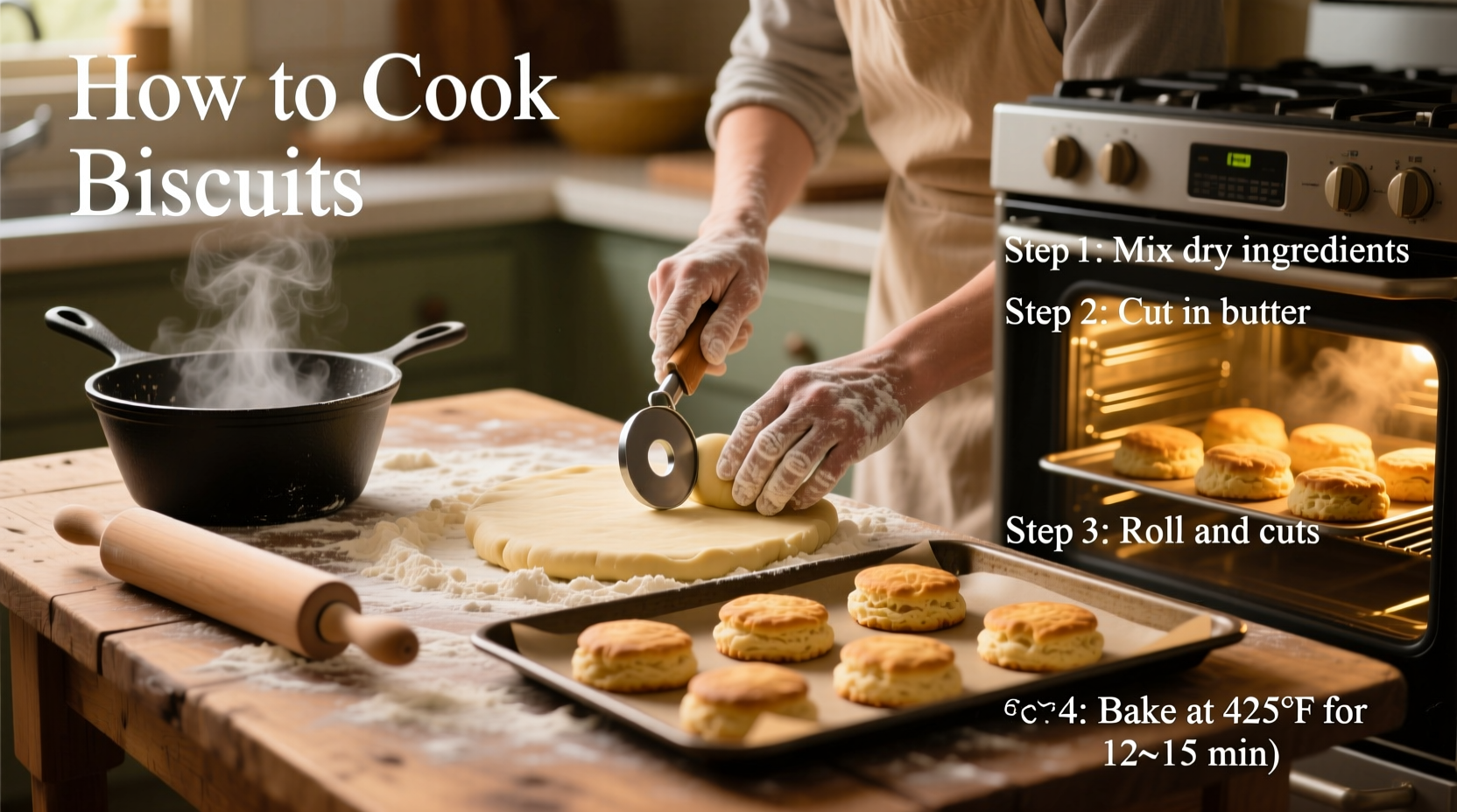 how to cook biscuits