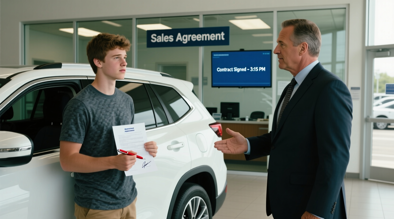 can dealership take car back after you signed contract