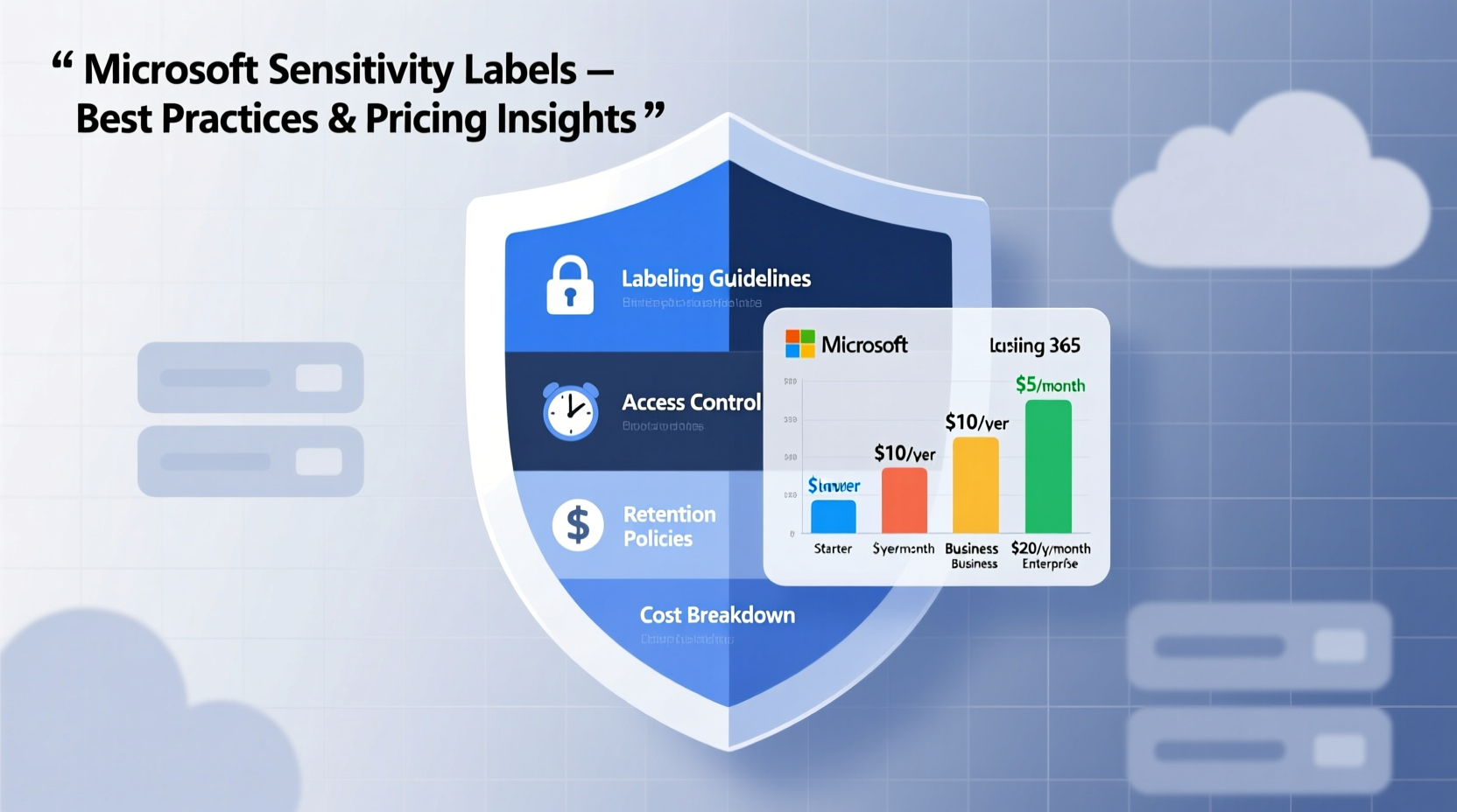 microsoft sensitivity labels best practices explained with pricing insights