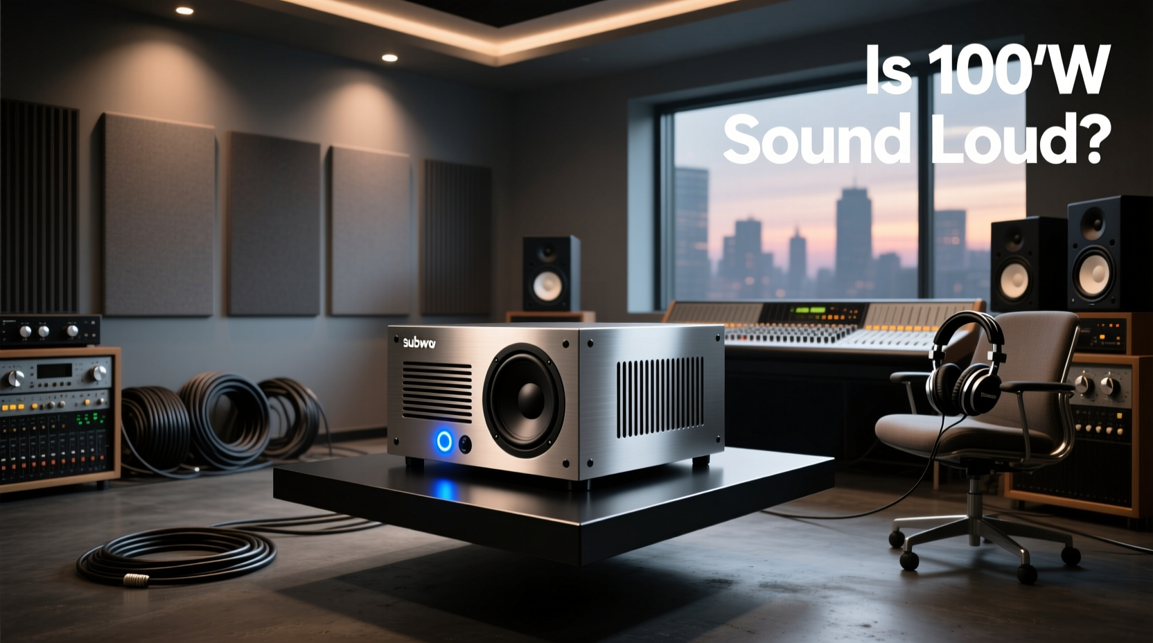 100w subwoofer guide loud enough 